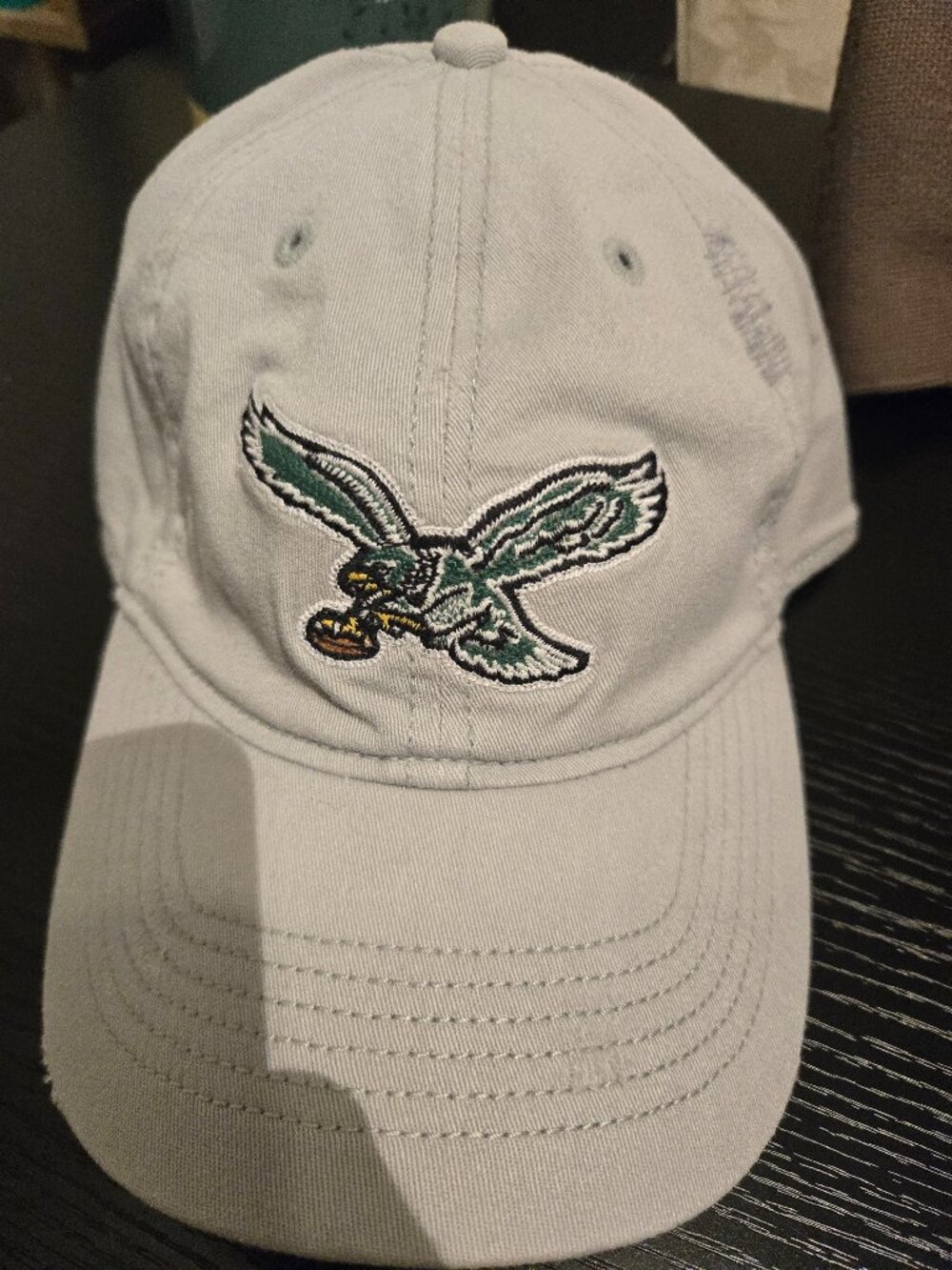 Eagles Throwback Stretch Fitted Hat